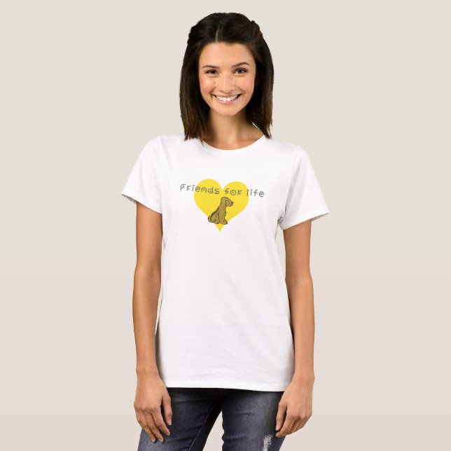 Camiseta amigos de por vida (Anverso completo)