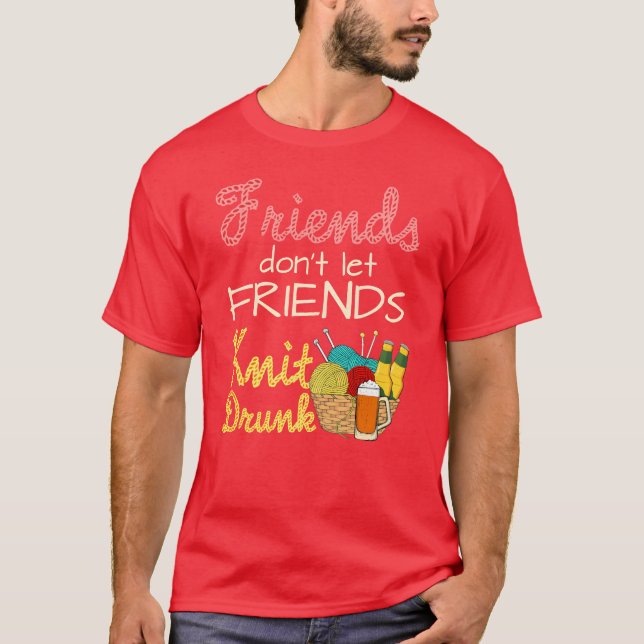 Camiseta Amigos de punto no permiten a amigos matar papas b (Anverso)
