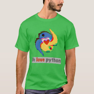 Camiseta Amigos de Python