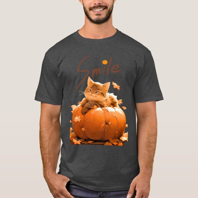Camiseta Amigos de Smile Kitty Halloween (Anverso)