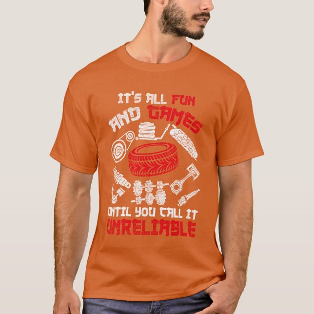 Camiseta Amigos de tuning de automoción (Anverso)
