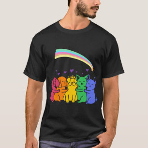 Camiseta amigos del arco iris