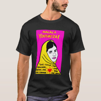 Camiseta amigos del arte popular de Malala Yousafzai