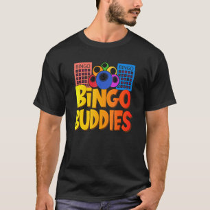 Camiseta Amigos del Bingo Juego Afortunado Lotería Hombres 
