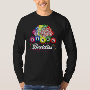 Camiseta Amigos del Bingo Juego de Lotería Afortunado Hombr