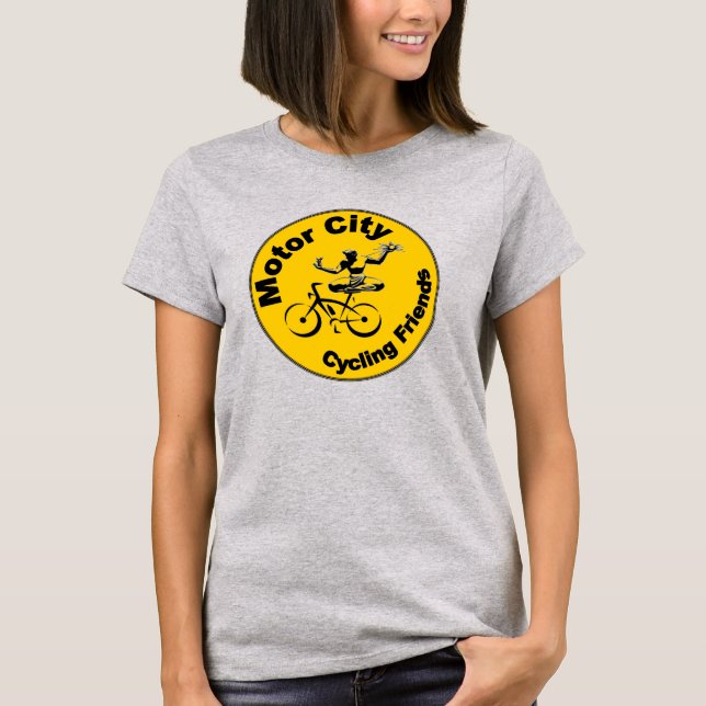 Camiseta Amigos del ciclismo en la ciudad del motor (Anverso)