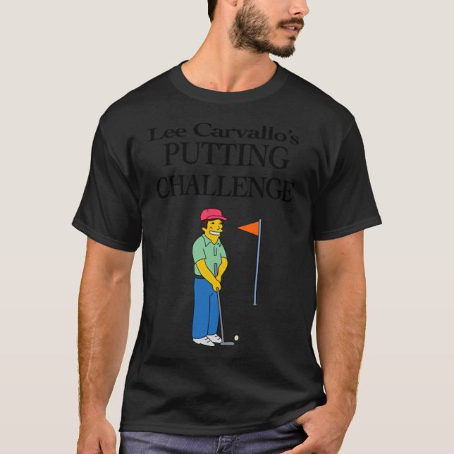 Camiseta amigos del desafío de putting de Lee Carvallos (Anverso)