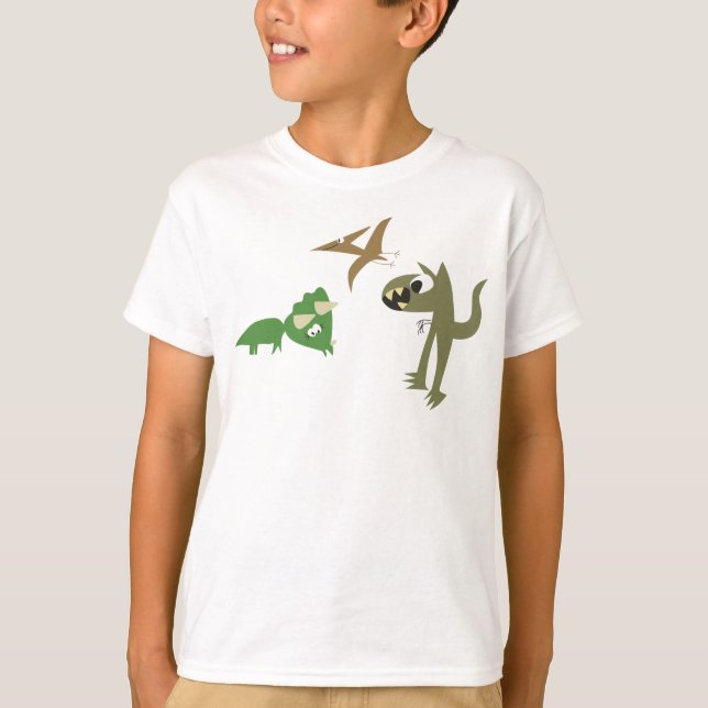 Camiseta Amigos del dinosaurio (Anverso)