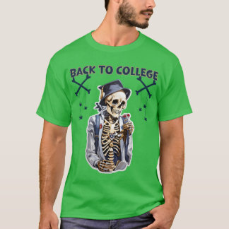 Camiseta amigos del erudito esqueleto