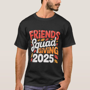 Camiseta Amigos Del Escuadrón Que Da Agradecimiento Al Otoñ