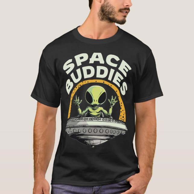 Camiseta Amigos del espacio (Anverso)
