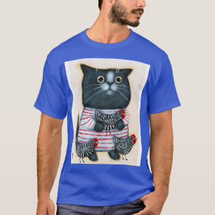 Camiseta Amigos del gato y el pollo