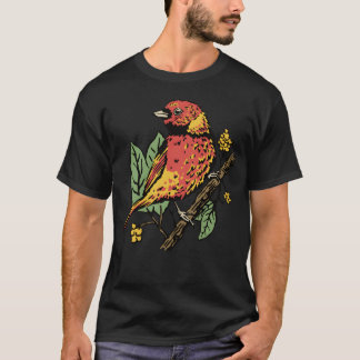Camiseta Amigos del Ilustracion de aves