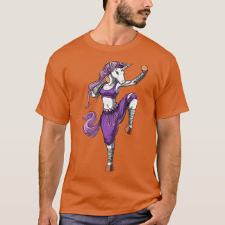 Camiseta Amigos del luchador de patada de unicornio