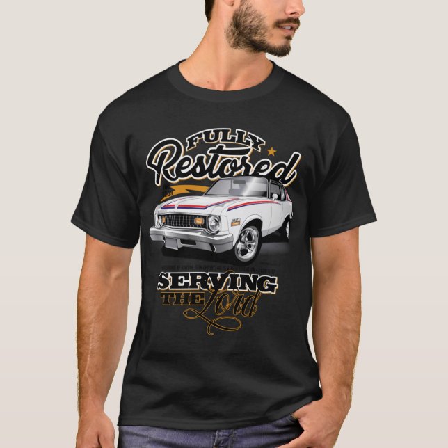 Camiseta Amigos del Nova 74 totalmente restaurados (Anverso)