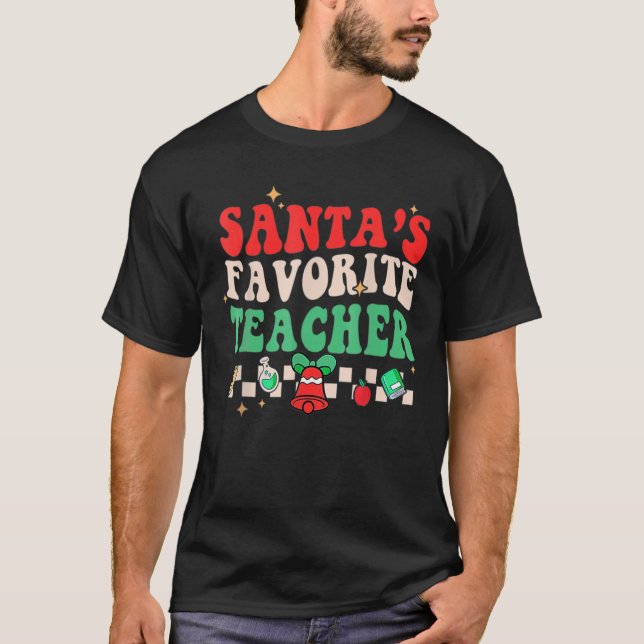 Camiseta Amigos del profesor favorito Navidades divertidos  (Anverso)