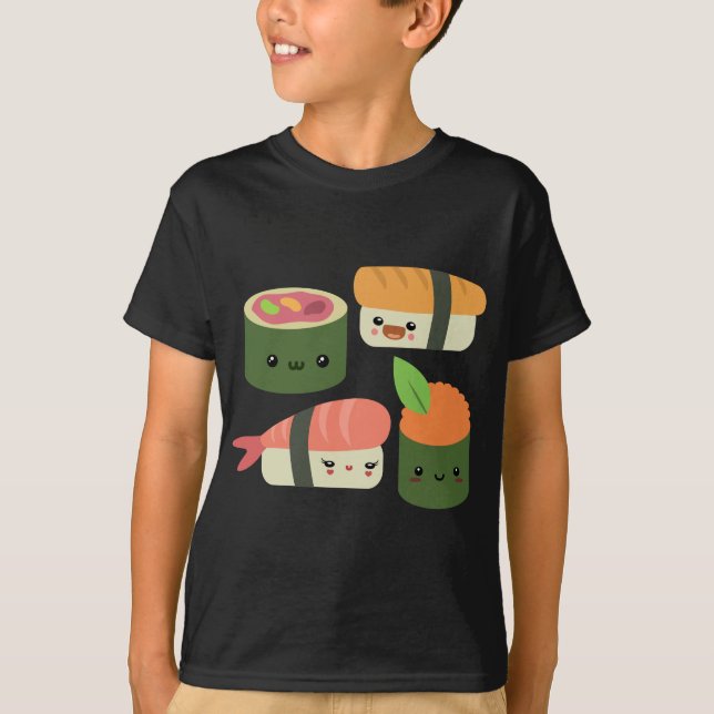 Camiseta Amigos del sushi (Anverso)
