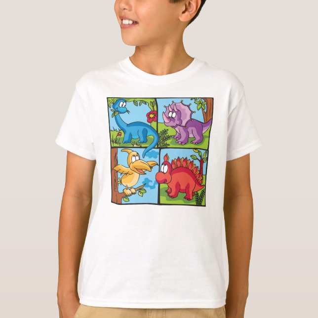 Camiseta Amigos Dino (Anverso)