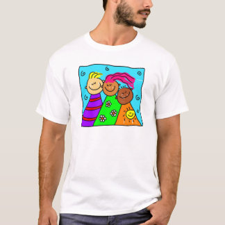 Camiseta amigos diversos