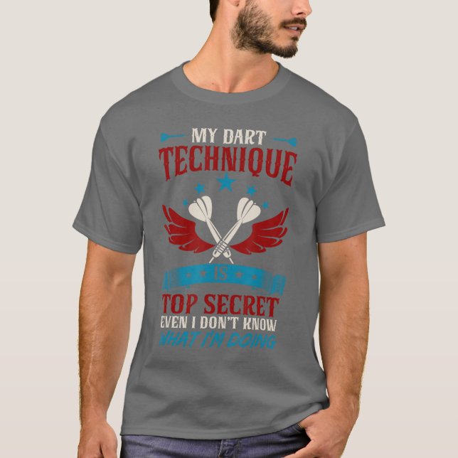 Camiseta Amigos divertidos de dardos (Anverso)