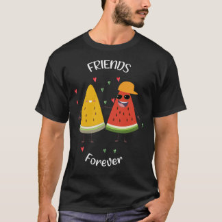 Camiseta Amigos divertidos de la sandía para siempre