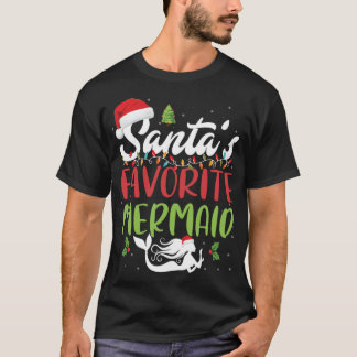 Camiseta Amigos divertidos Navidades favoritos de la sirena