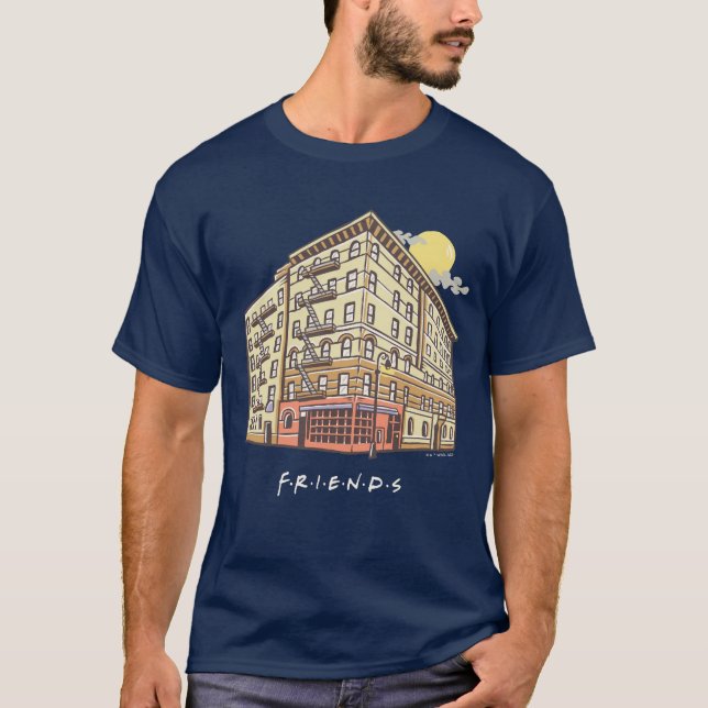 Camiseta AMIGOS™ | Edificio de apartamentos de Mónica 2 (Anverso)