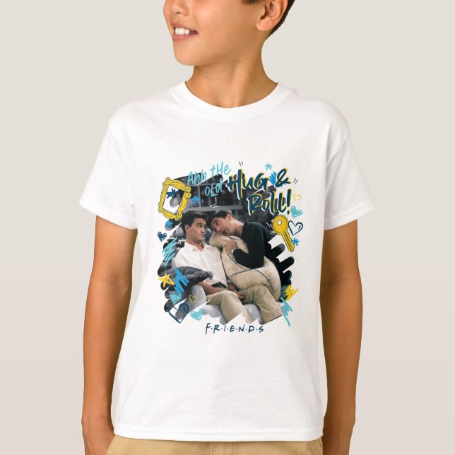 Camiseta AMIGOS™ | El viejo abrazo y rollo (Anverso)