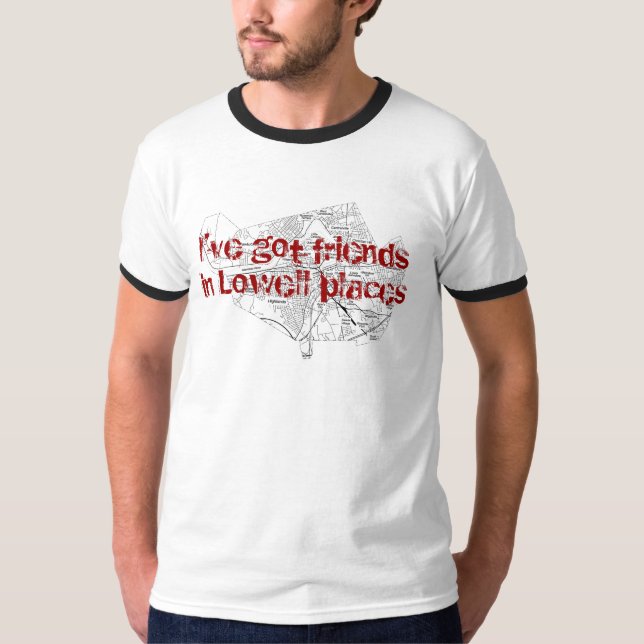 Camiseta Amigos en los lugares de Lowell (Anverso)