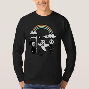 Camiseta Amigos espeluznantes Fantasma Segador Siniestro Ar