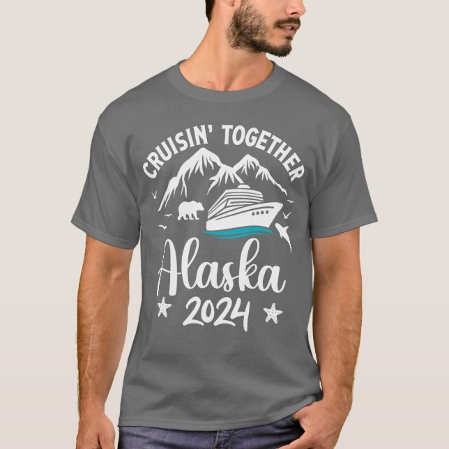 Camiseta Amigos familiares y el grupo Alaska Cruise para (Anverso)
