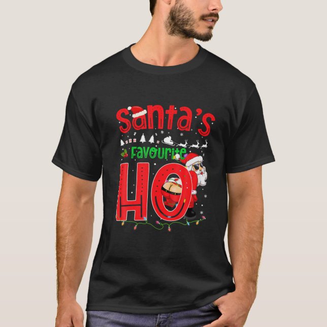 Camiseta Amigos favoritos Ho Santa Favoritos Ho Divertidos  (Anverso)