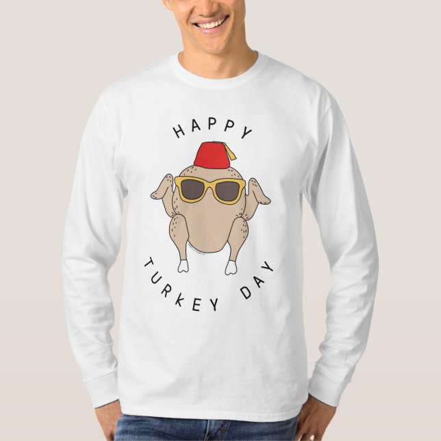 Camiseta AMIGOS™ | Feliz Día de Turquía (Anverso)