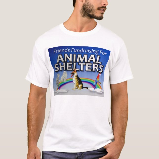 Camiseta Amigos Fundraising para los refugios para animales (Anverso)