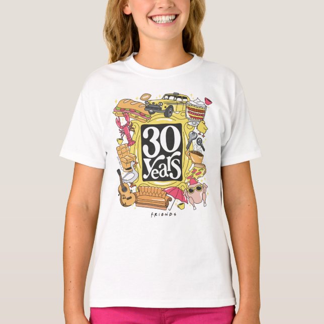 Camiseta AMIGOS™ | Gráfico de 30 años (Anverso)