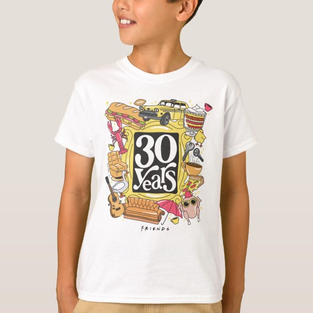 Camiseta AMIGOS™ | Gráfico de 30 años (Anverso)