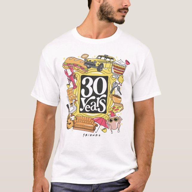 Camiseta AMIGOS™ | Gráfico de 30 años (Anverso)