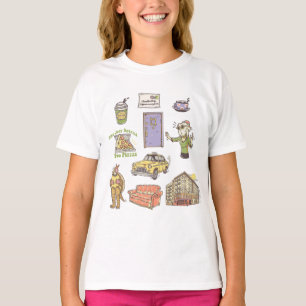 Camiseta AMIGOS™   Gráfico de iconos Personalizados 1