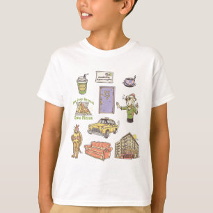 Camiseta AMIGOS™   Gráfico de iconos Personalizados 1