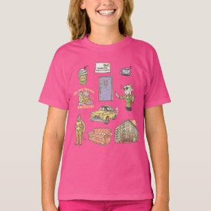 Camiseta AMIGOS™   Gráfico de iconos Personalizados 2