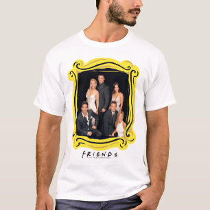 Camiseta AMIGOS™ Grupo de ropa formal en blanco y negro