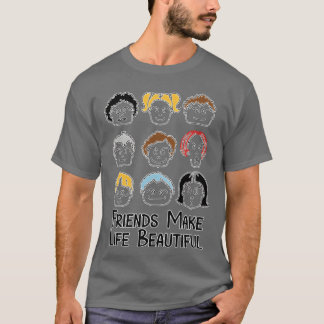 Camiseta Amigos hacen que la vida sea un chico hermoso