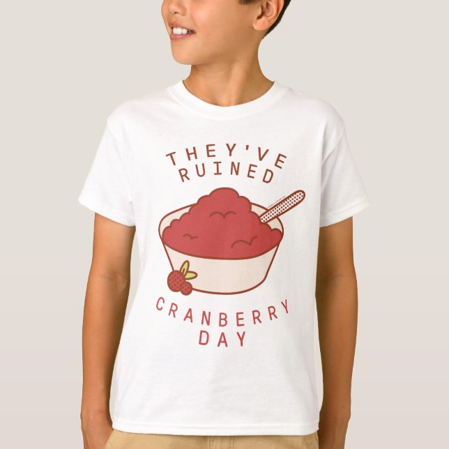 Camiseta AMIGOS™ | Han arruinado el Día de la Cereza (Anverso)