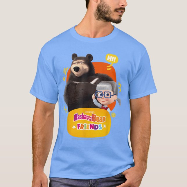 Camiseta Amigos Hola divertido (Anverso)