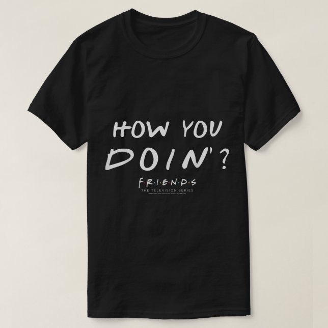 Camiseta Amigos Joey Cómo Lo Haces (Diseño del anverso)