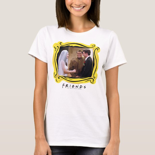Camiseta AMIGOS™ | Joey Marries Monica y Chandler (Anverso)