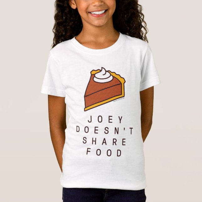 Camiseta AMIGOS™ | Joey no comparte comida (Anverso)