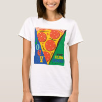 AMIGOS™ | Joey no comparte comida - Pizza Graphic