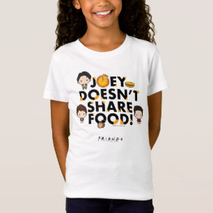 Camiseta AMIGOS™ Joey no comparte la teoría de la comida