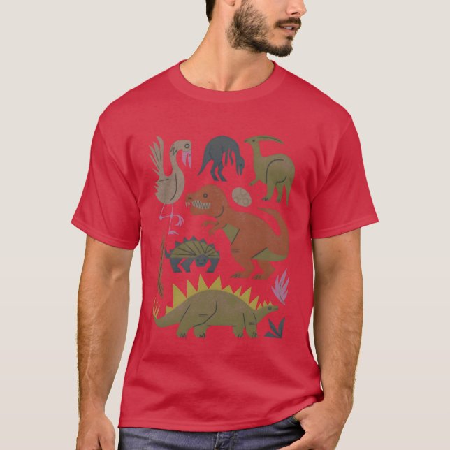 Camiseta Amigos Jurásicos (Anverso)